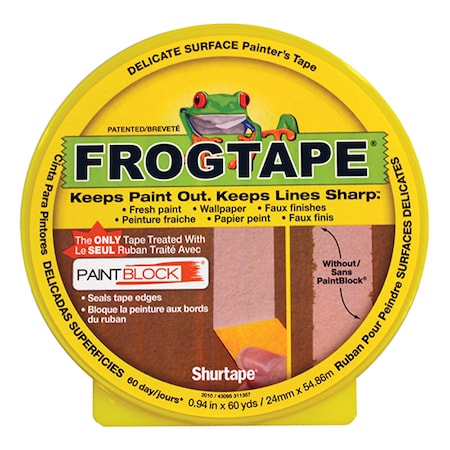 Frogtape .94" x 60 Yds Frog Tape Delicate Surface Painter's Masking Tape 240482